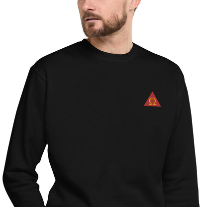 Owlkymï Omega's Fire Unisex Premium Sweatshirt