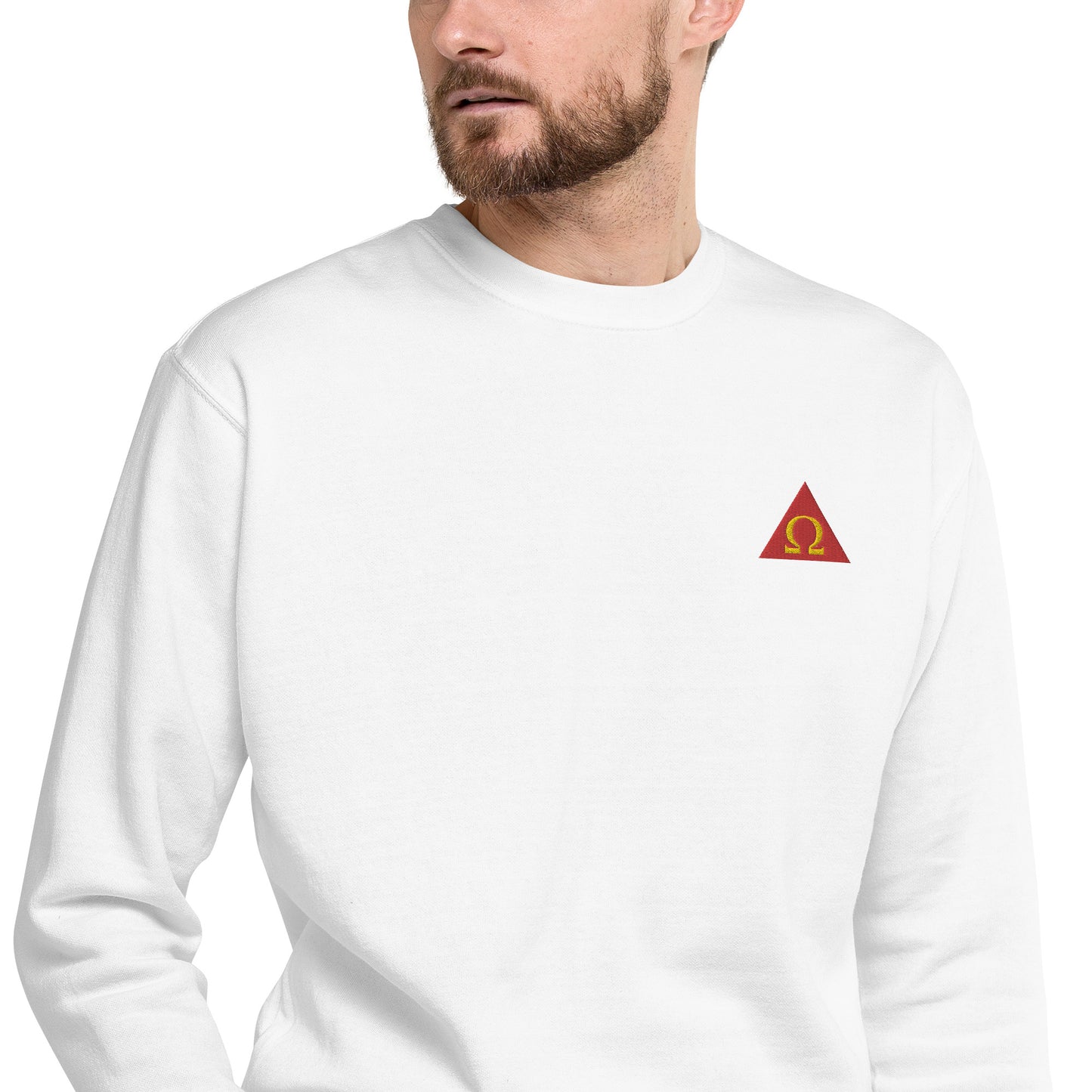 Owlkymï Omega's Fire Unisex Premium Sweatshirt