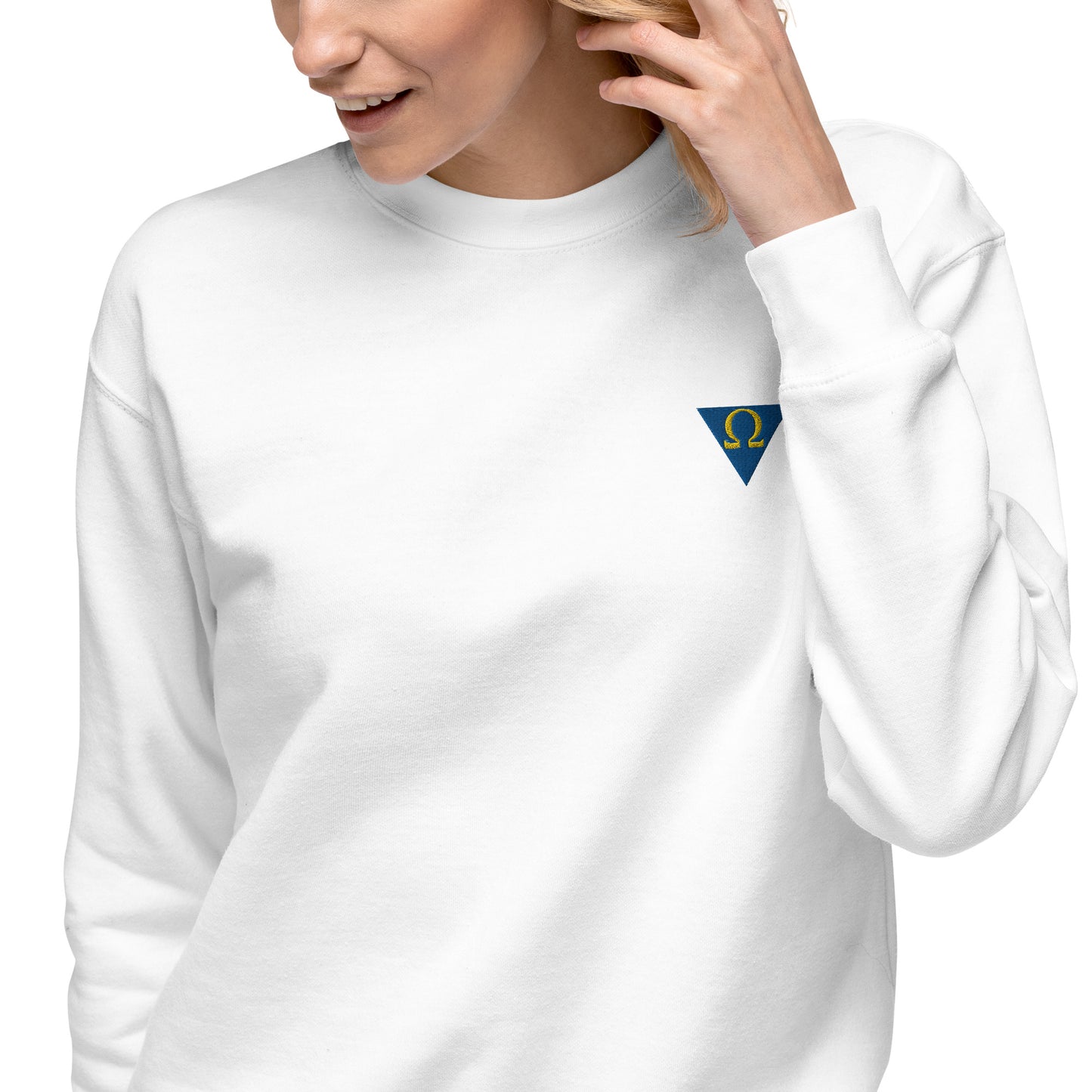 Owlkymï Omega's Water Unisex Premium Sweatshirt